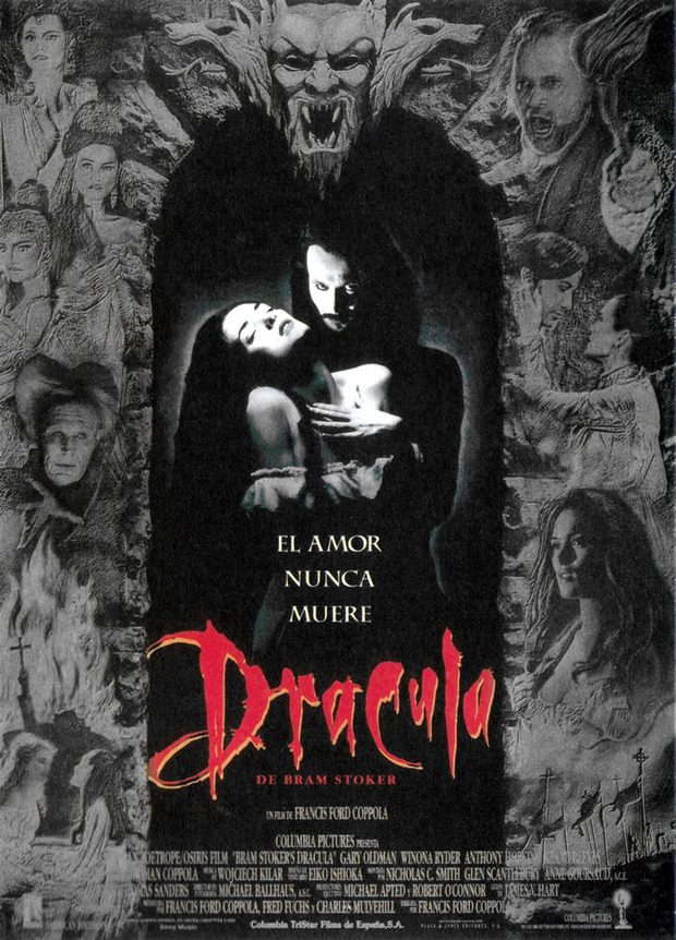 Póster de la película Drácula de Bram Stoker