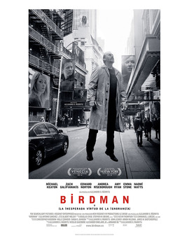 Película Birdman o (la inesperada virtud de la ignorancia)