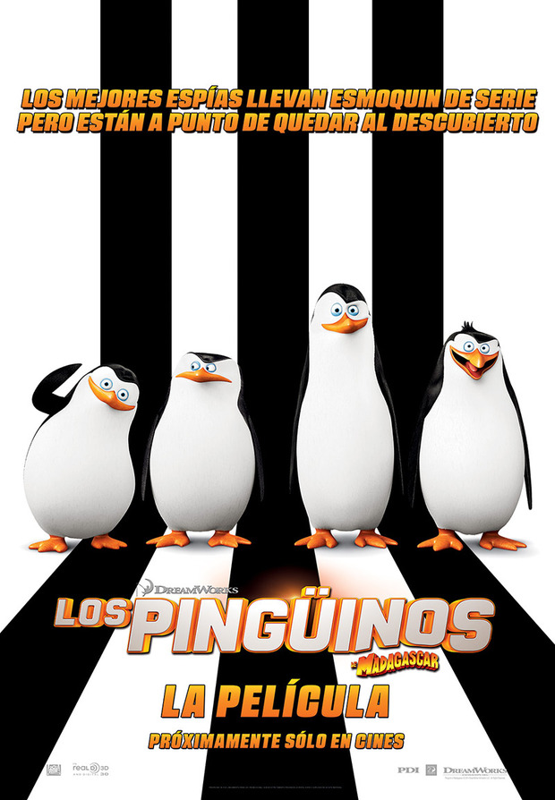 Póster de la película Los Pingüinos de Madagascar