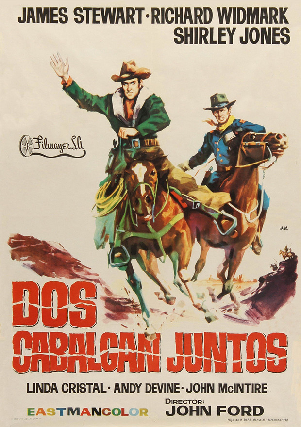 Póster de la película Dos Cabalgan Juntos