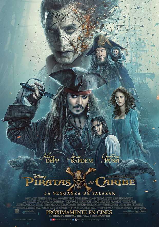 Póster de la película Piratas del Caribe: La Venganza de Salazar