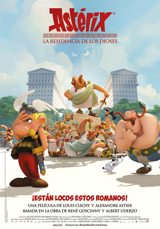 Póster de la película Astérix: La Residencia de los Dioses