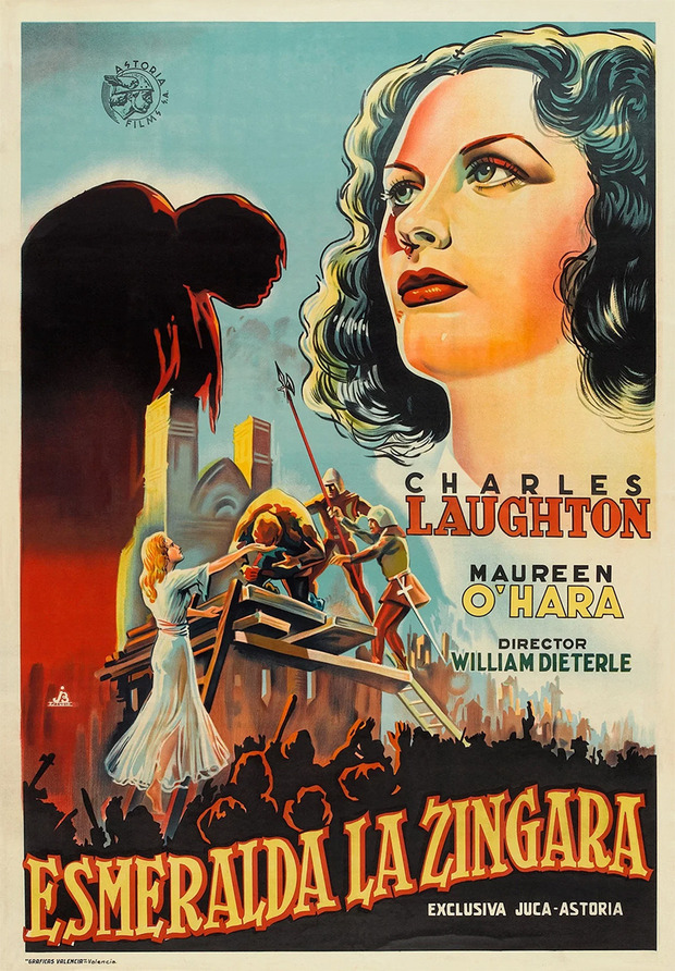 Póster de la película Esmeralda, La Zíngara