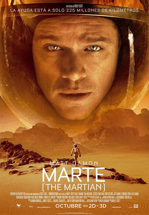 Póster de la película Marte (The Martian)