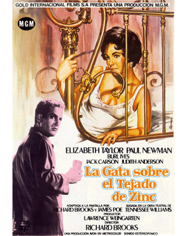 Película La Gata sobre el Tejado de Zinc