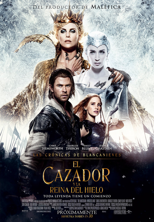 Póster de la película Las Crónicas de Blancanieves: El Cazador y la Reina del Hielo