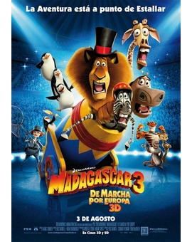 Película Madagascar 3: De Marcha por Europa