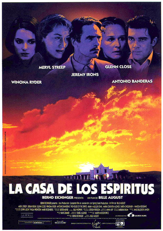 Póster de la película La Casa de los Espíritus