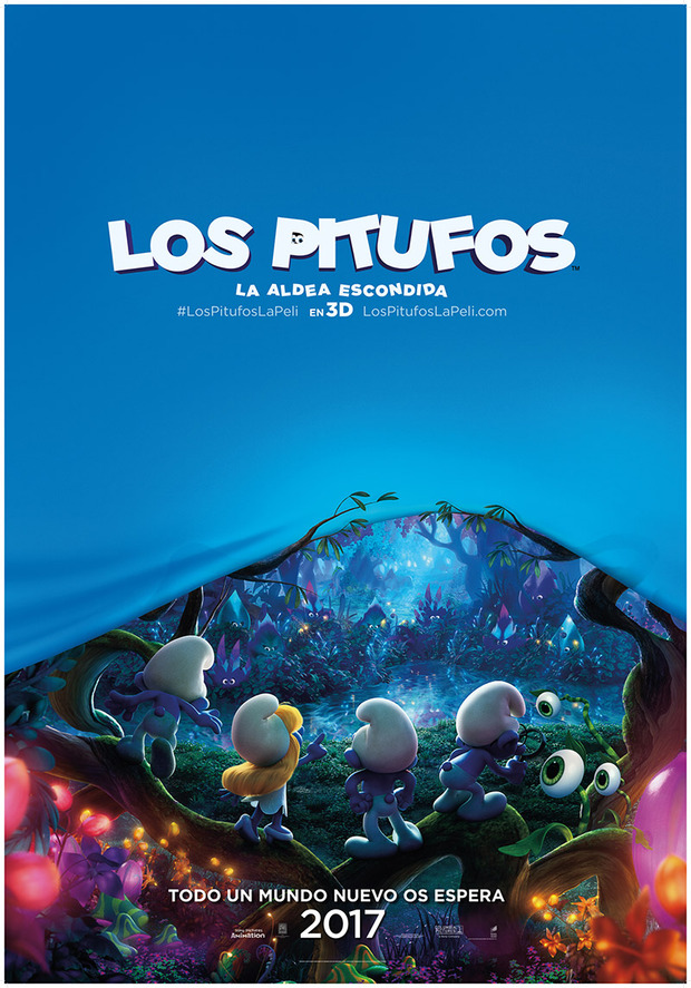 Póster de la película Los Pitufos: La Aldea Escondida