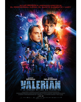 Película Valerian y la Ciudad de los Mil Planetas