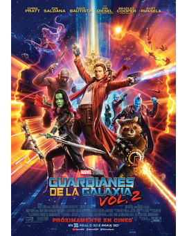 Película Guardianes de la Galaxia Vol. 2