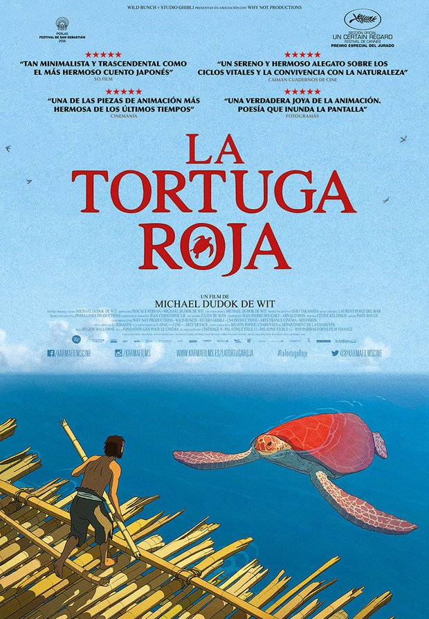 Póster de la película La Tortuga Roja