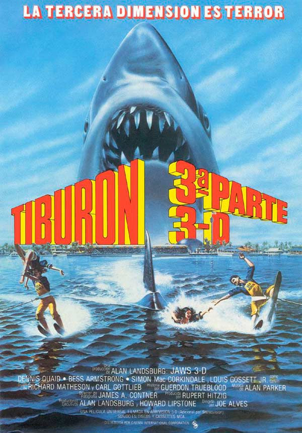 Póster de la película Tiburón 3