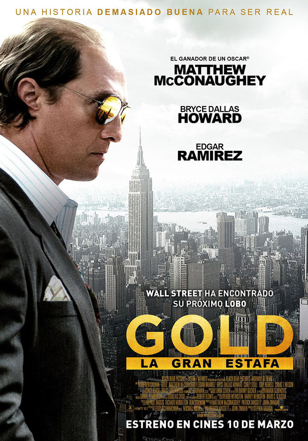 Póster de la película Gold, la Gran Estafa