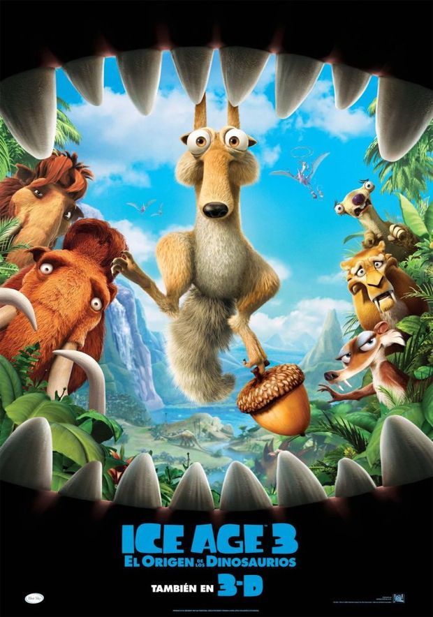 Póster de la película Ice Age 3: El Origen de los Dinosaurios