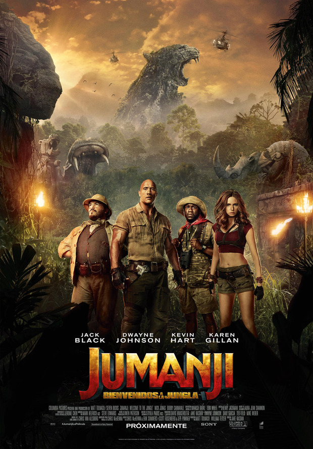 Póster de la película Jumanji: Bienvenidos a la Jungla