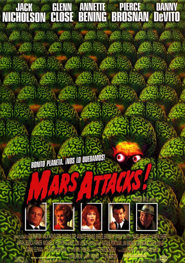 Póster de la película Mars Attacks!