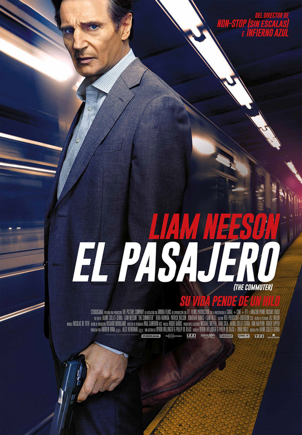 Póster de la película El Pasajero (The Commuter)