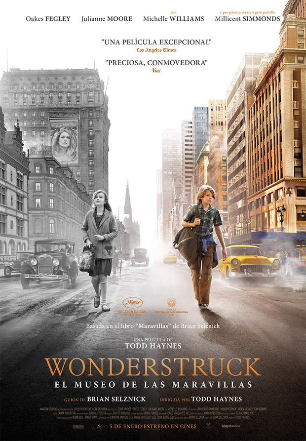 Póster de la película Wonderstruck. El Museo de las Maravillas