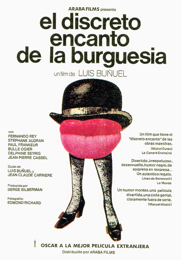 Póster de la película El Discreto encanto de la Burguesía