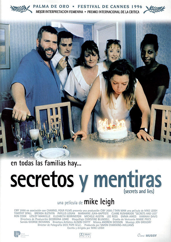 Póster de la película Secretos y Mentiras