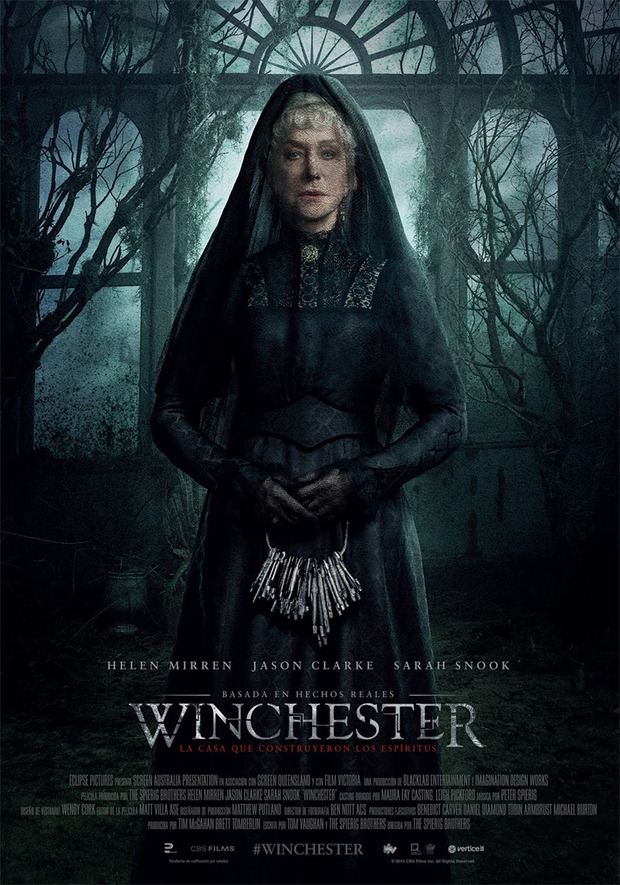 Póster de la película Winchester: La Casa que construyeron los Espíritus