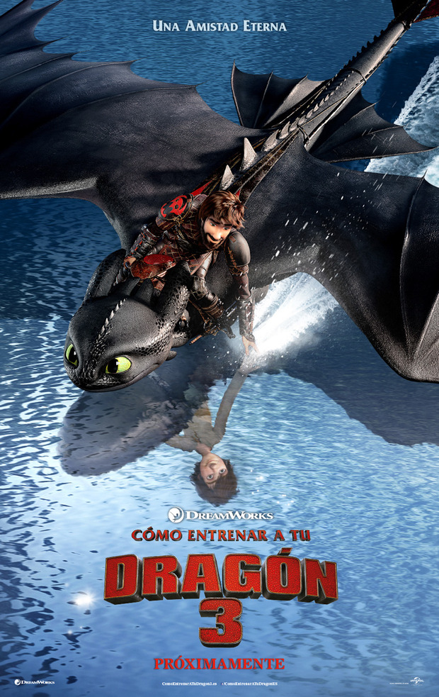 Póster de la película Cómo Entrenar a tu Dragón 3