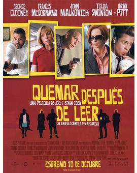 Película Quemar después de Leer