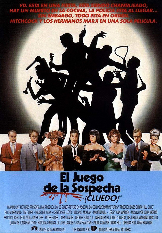 El Juego de la Sospecha (Cluedo) Blu-ray