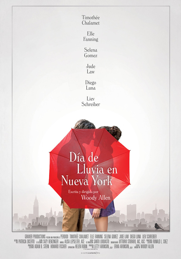 Póster de la película Día de Lluvia en Nueva York