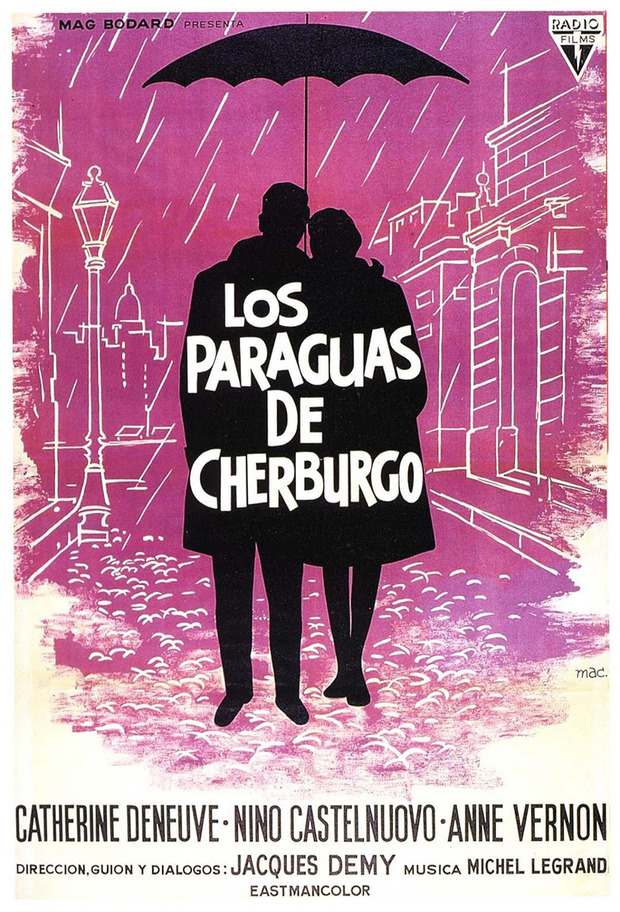 Póster de la película Los Paraguas de Cherburgo