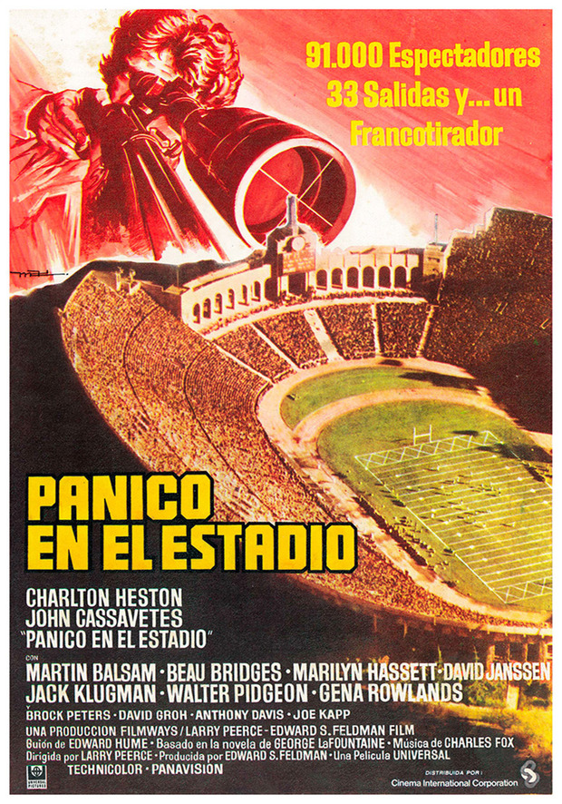 Póster de la película Pánico en el Estadio