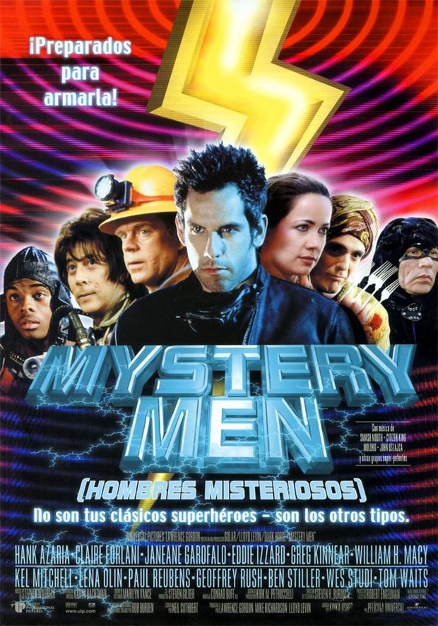 Póster de la película Mystery Men (Hombres Misteriosos)