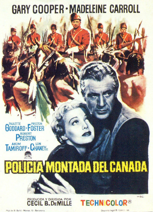 Póster de la película Policía Montada del Canadá