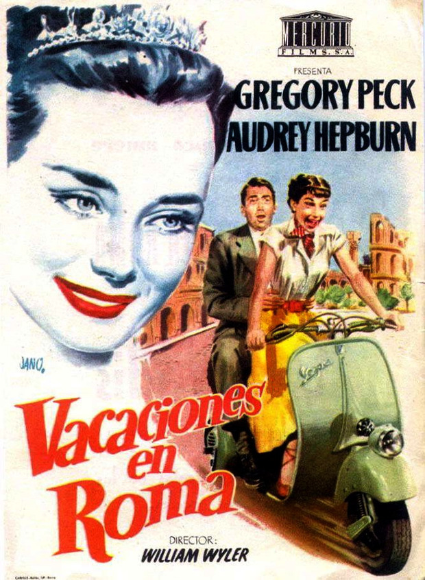 Póster de la película Vacaciones en Roma