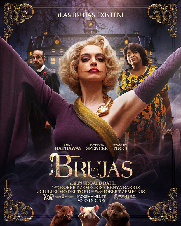 Póster de la película Las Brujas (de Roald Dahl)