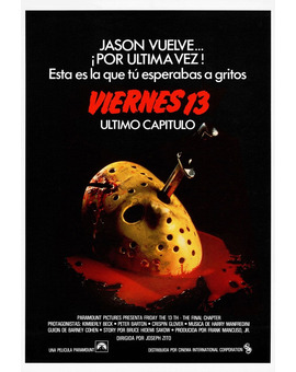 Película Viernes 13 4ª Parte: Último Capítulo