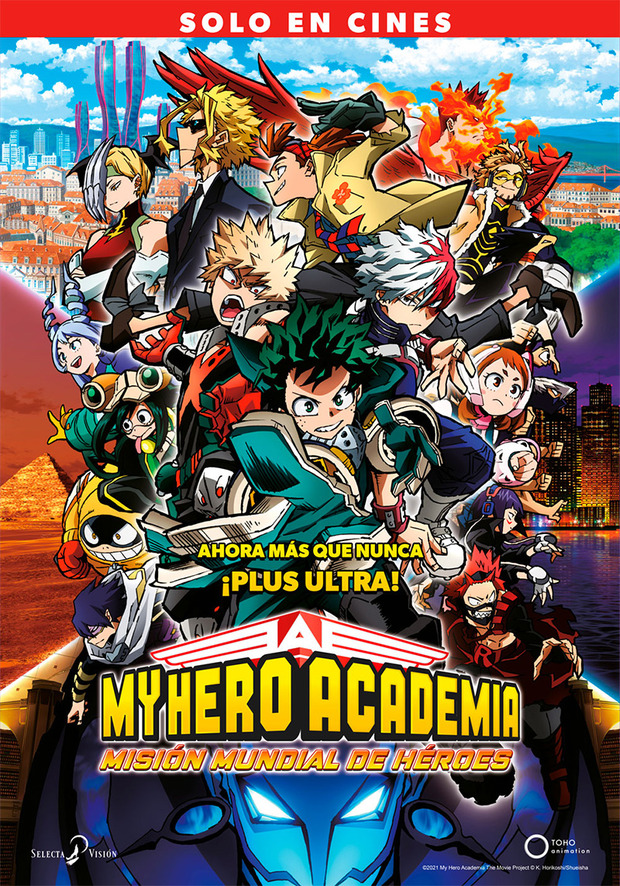 Póster de la película My Hero Academia: Misión Mundial de Héroes