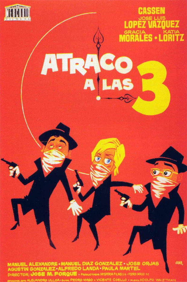 Póster de la película Atraco a las Tres