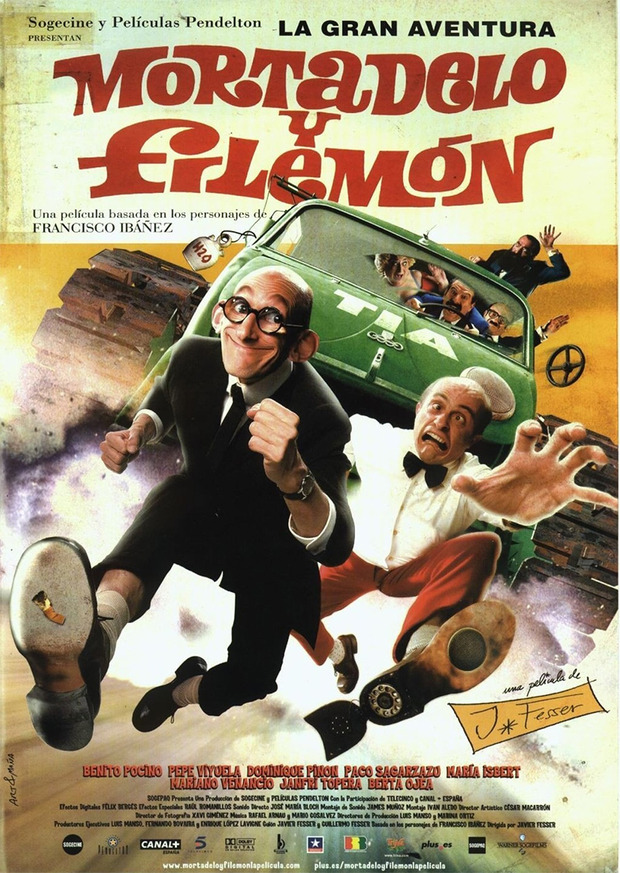 Póster de la película La Gran Aventura de Mortadelo y Filemón