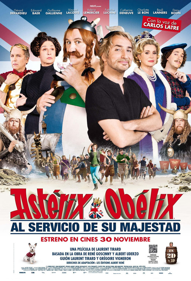 Póster de la película Astérix y Obélix: Al servicio de su Majestad