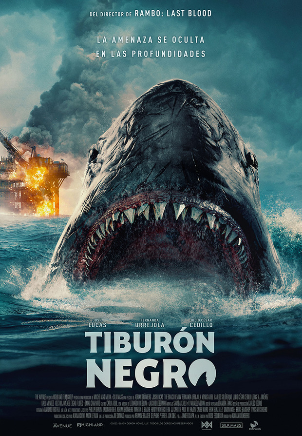 Póster de la película Tiburón Negro