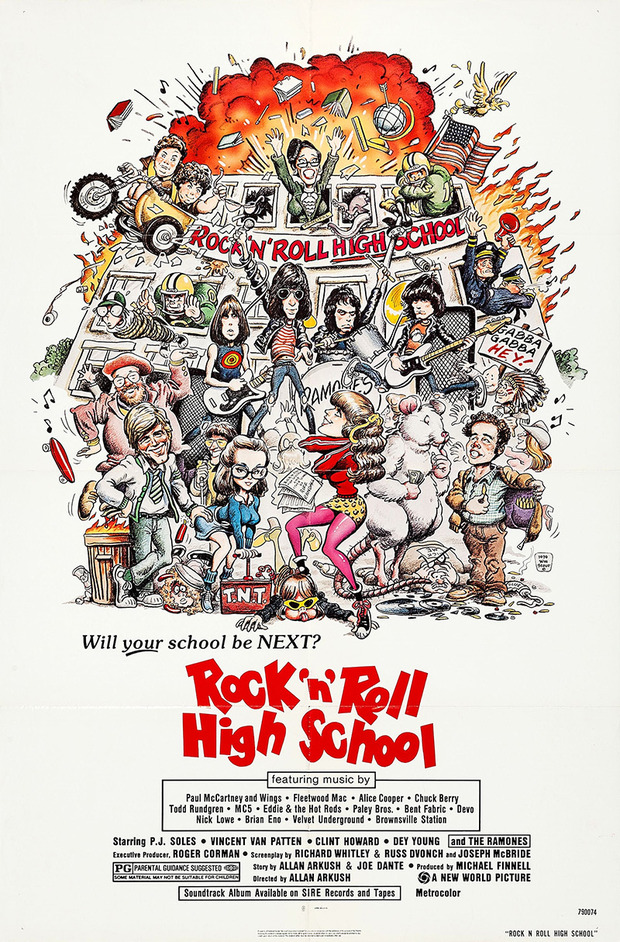 Póster de la película Rock 'n' Roll High School