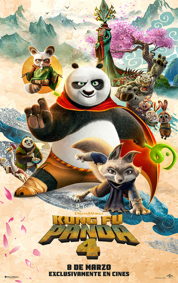 Póster de la película Kung Fu Panda 4