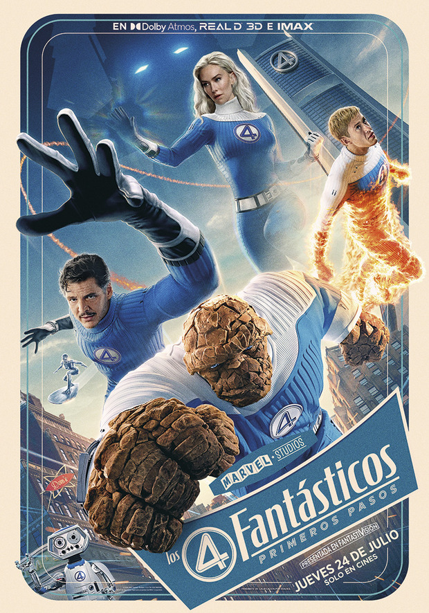 Póster de la película Los 4 Fantásticos: Primeros Pasos
