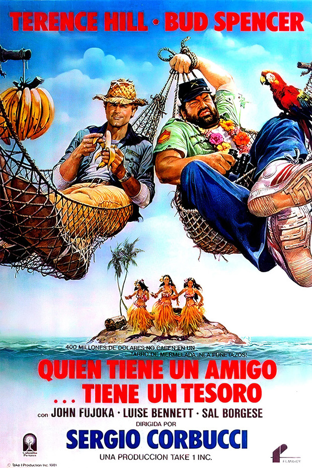 Póster de la película Quien tiene un amigo... tiene un Tesoro