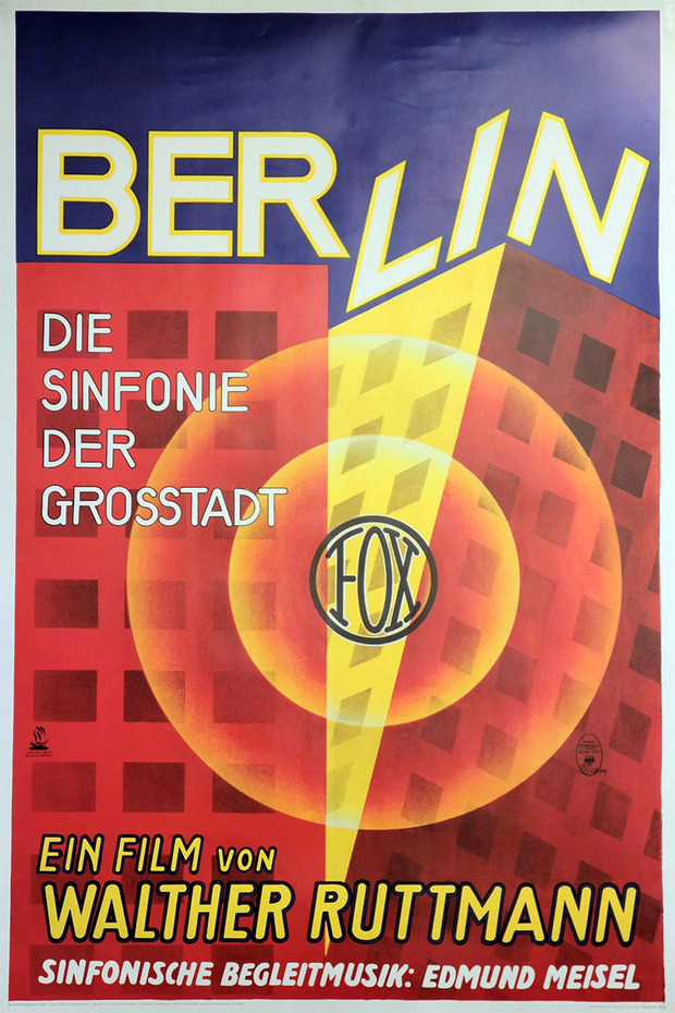 Póster de la película Berlín, Sinfonía de una Ciudad