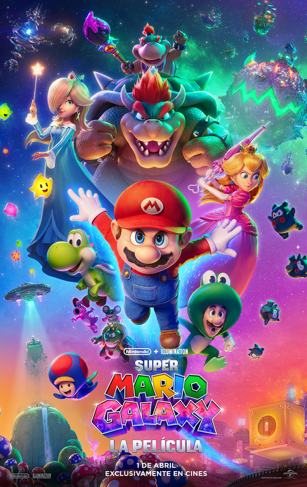 Póster de la película Super Mario Galaxy: La Película