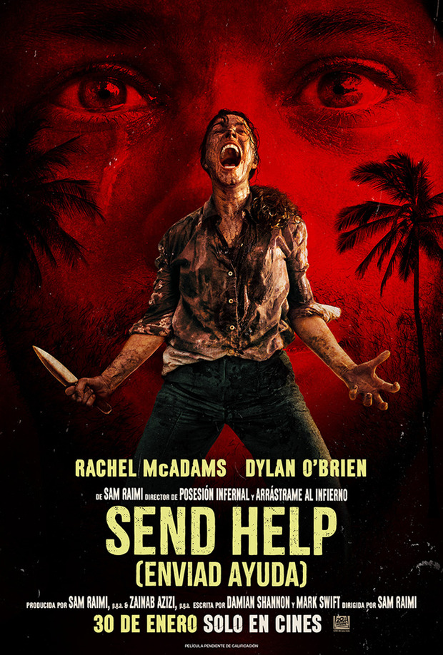 Póster de la película Send Help (Enviad Ayuda)