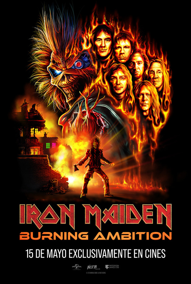 Póster de la película Iron Maiden: Burning Ambition